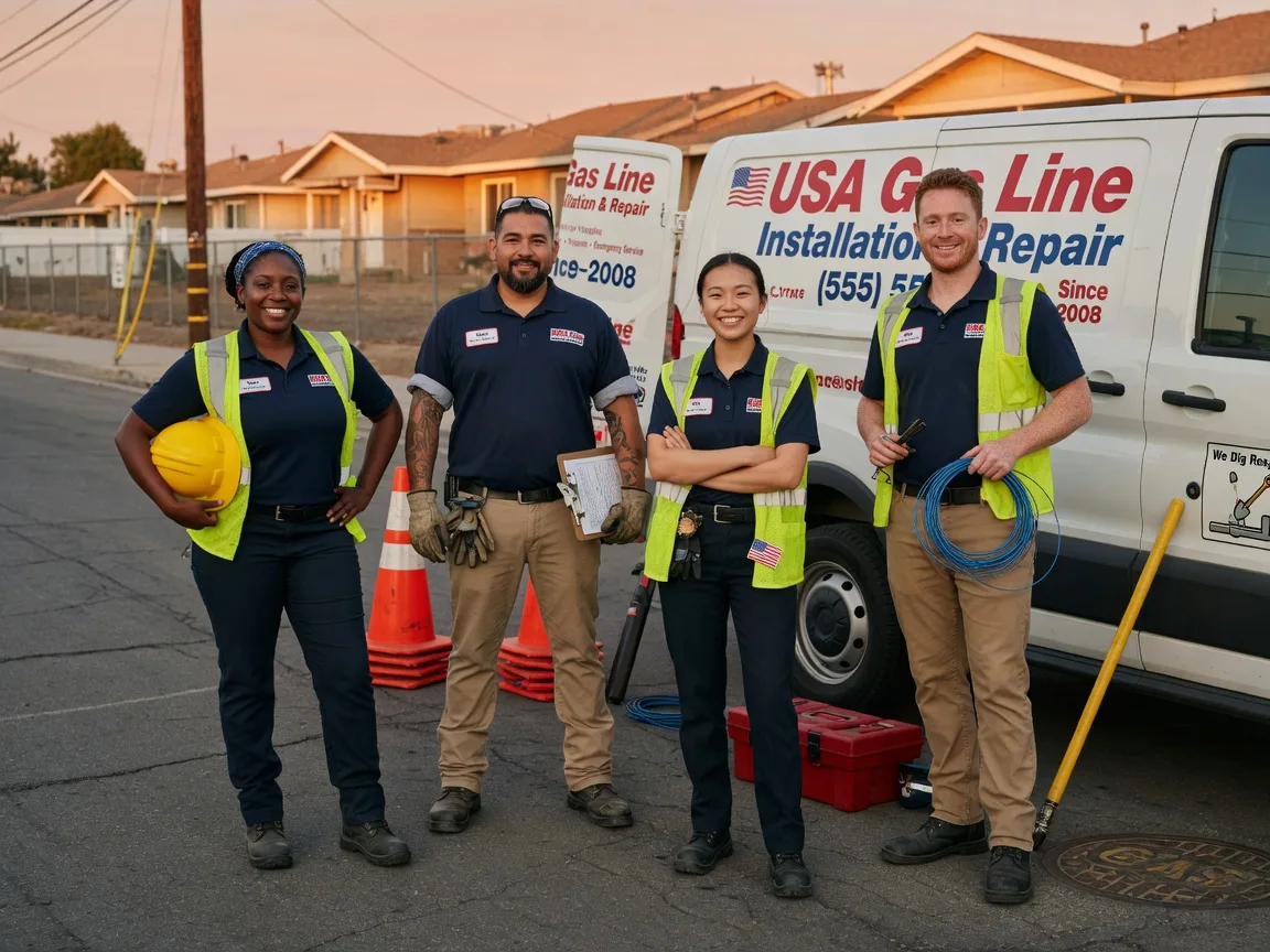 Gas Line Installation company in Andrew, IA